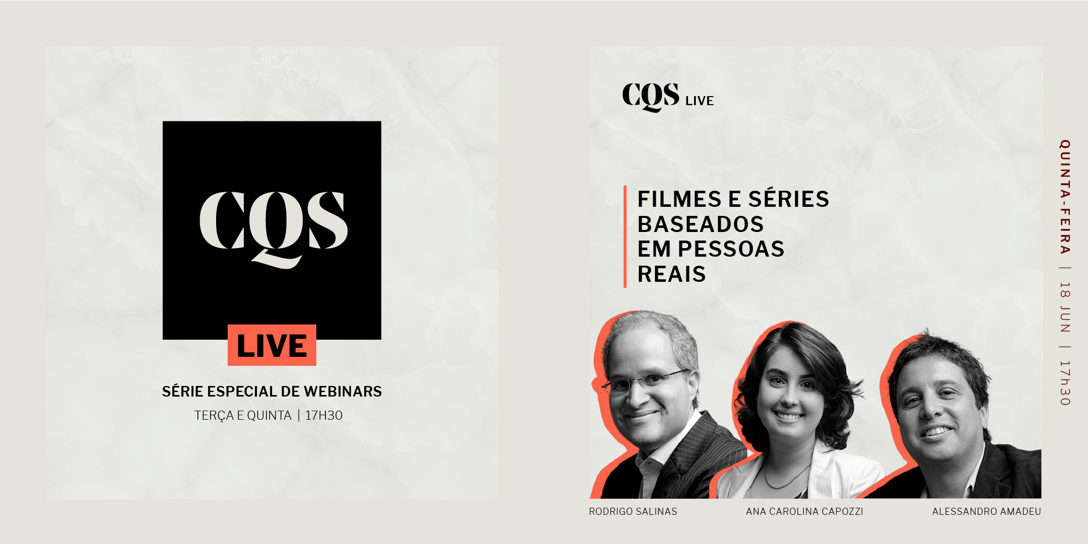 CQS LIVE #4  Filmes e séries baseados em pessoas reais – CQS/FV Advogados